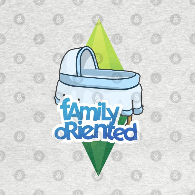 The Sims Family Oriented by crtswerks